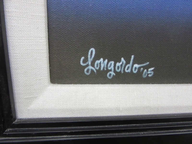 Gary Longordo Ryne Sandberg Oil on Canvas signed artist proof 2/2 AP 20x24 gallery
