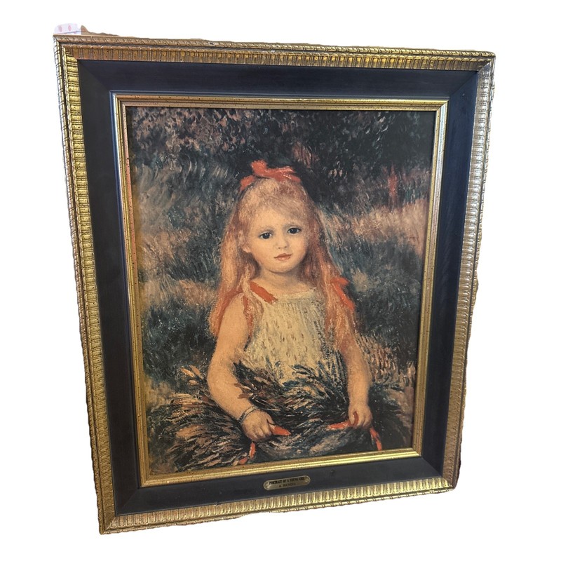 «La Fillette à la gerbe» (Little Girl with a Sheaf) by Pierre-Auguste Renoir