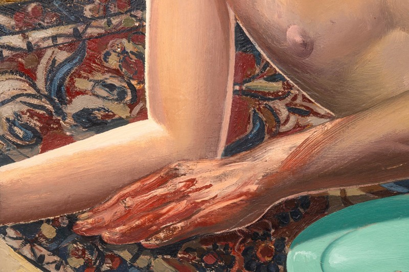 James Stephens - Picnic, 1988 Oil on Canvas Contemporary Figurative Surrealism gallery