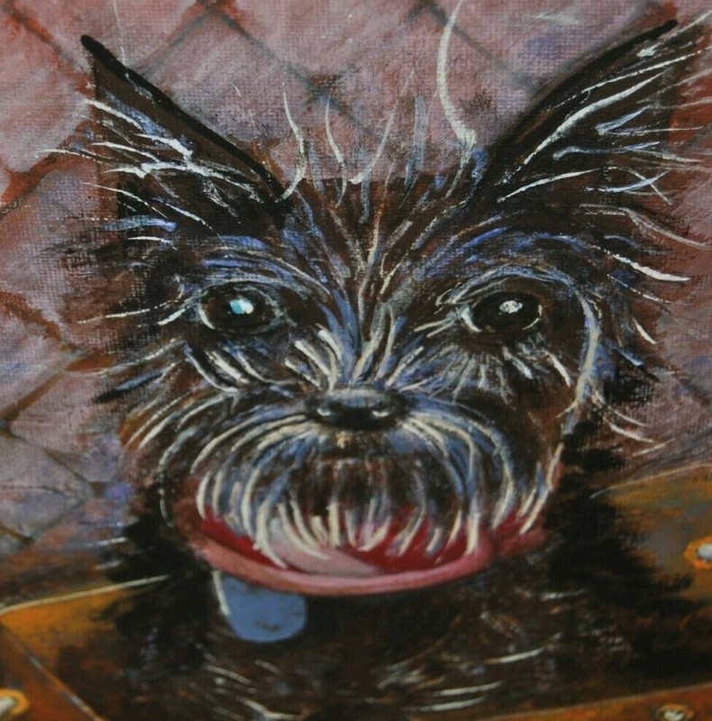 Optical Illusion Original Art PIXEL by Leean from Sweet Puppy to Demon Dog gallery