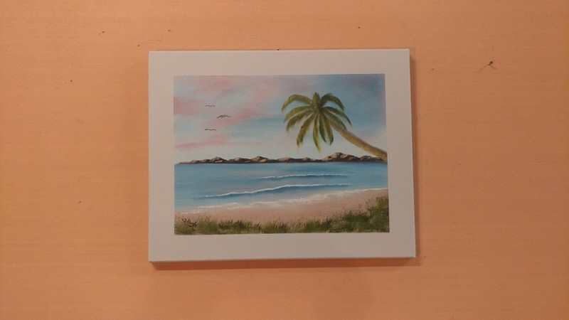 SeaScape Quiet Ocean Tropics Cove Painting gallery