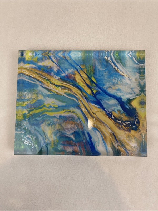 Clear Acrylic Paint Artist Alana Kay Fluid Art