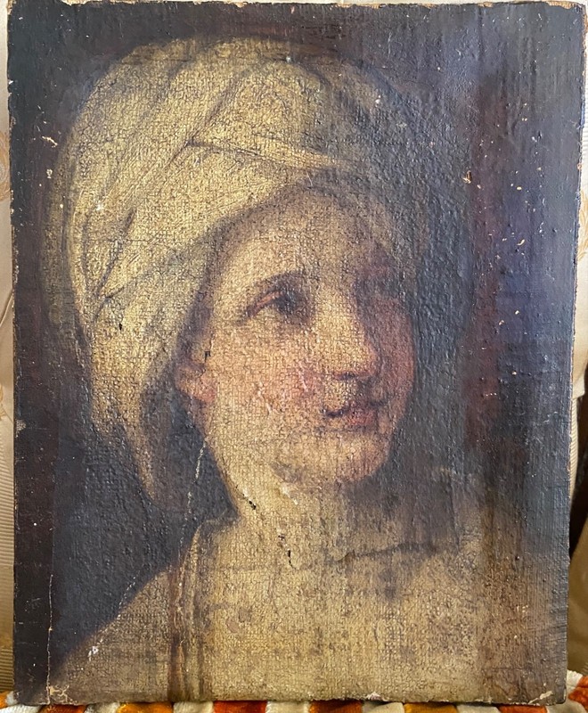 antique oil on canvas painting old masters most probably 16th or 17th century gallery