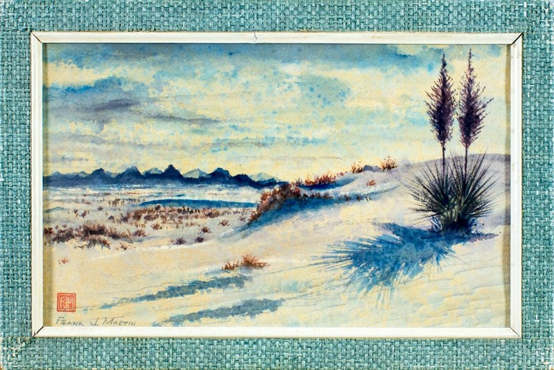 Frank J Martin (CA,mid 20C) watercolor painting 125719 gallery