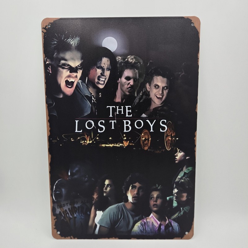 The Lost Boys 8×12 Metal Movie Poster Sign