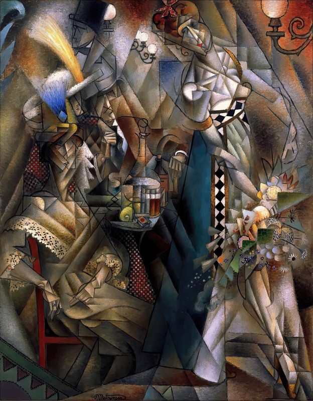 Dancer in a Cafe Painting by Jean Metzinger Reproduction