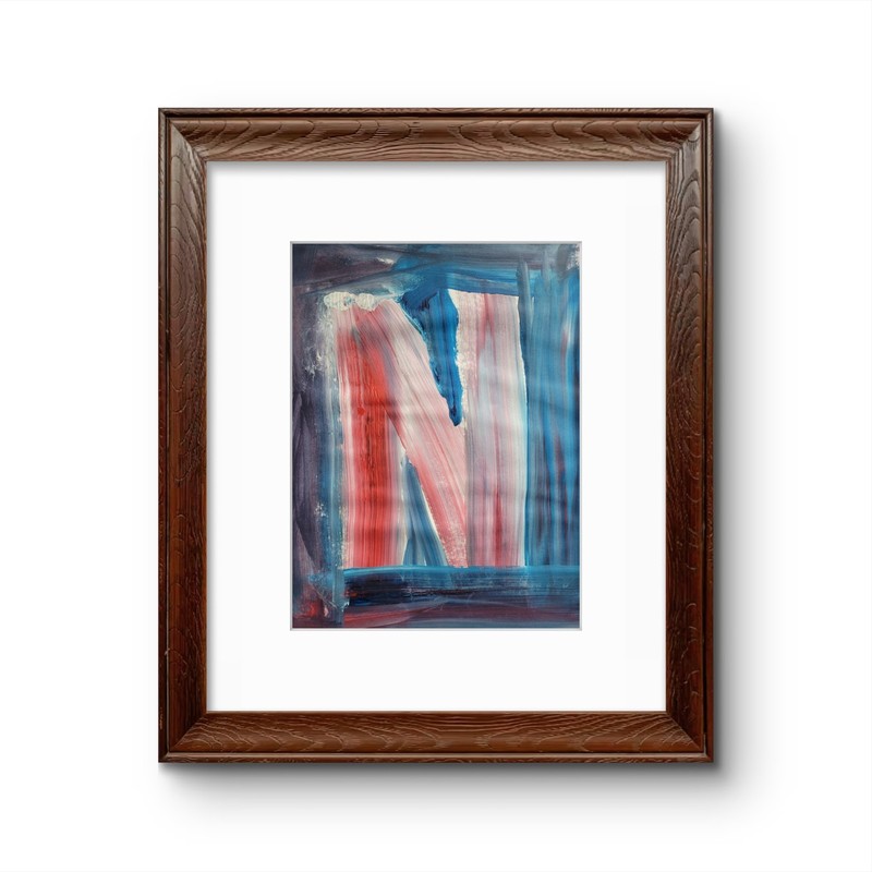 "N" Classroom Graffiti Abstract Pop Art Paper Painting Modern Design gallery