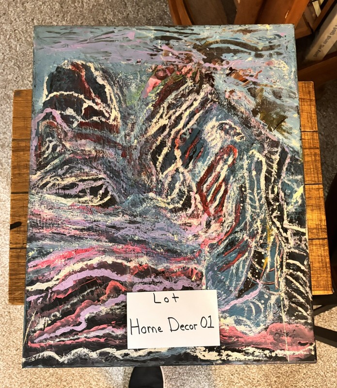 Original “Starving Artist” Art On Canvas Abstract Art View 16 X 20" Home Decor gallery