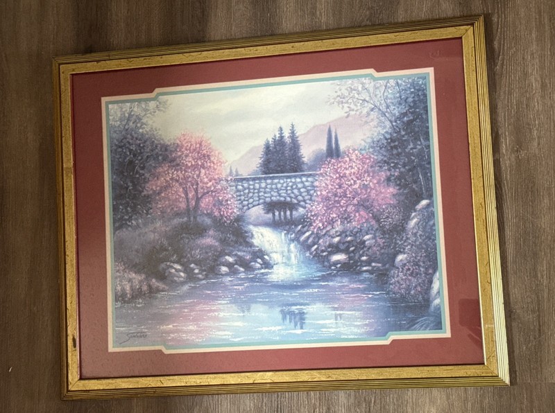 Sambataro Vintage Art Work Framed And Matted 31×25
