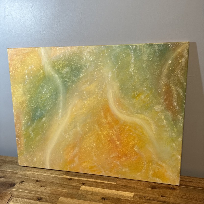 acrylic painting on canvas original artist 30×40 Abstract Multi Color Wall Art