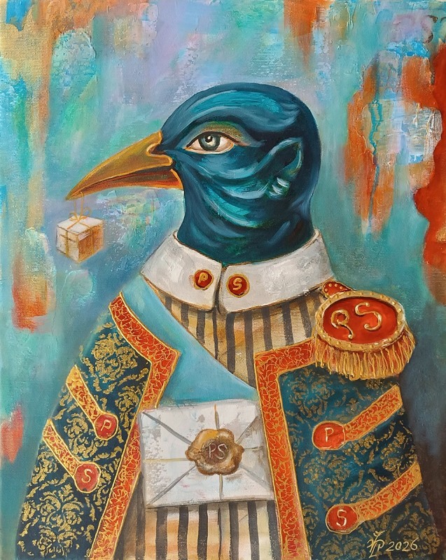 ORIGINAL Oil Painting canvas modern CONTEMPORARY ART surrealism Pronkin 2026