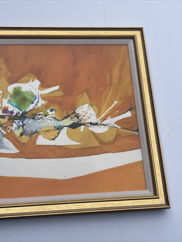 Magnus Engstrom PAINTING ABSTRACT VINTAGE EXPRESSIONISM MODERNISM mid century gallery