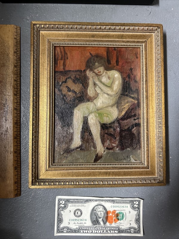 Andor DUDITS (1866-1944) Painting – Naked Woman
