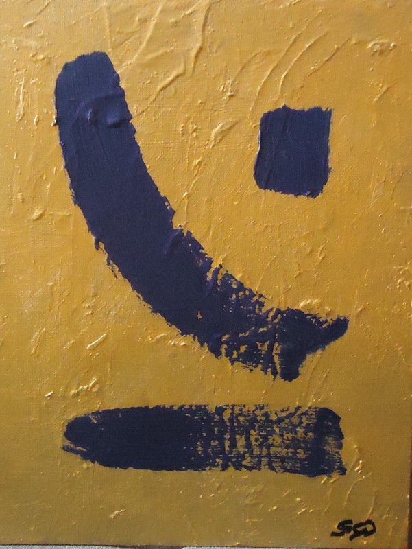 Original Painting acrylic canvas board «Landing» 8×10 by Steven Graff