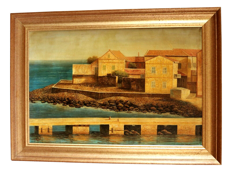 Painting copy «COASTAL LANDSCAPE» by Claudio Bravo
