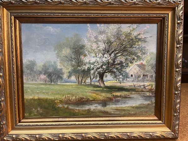 Beautiful Landscape by Listed American Artist Verner Moore White (1863-1923)