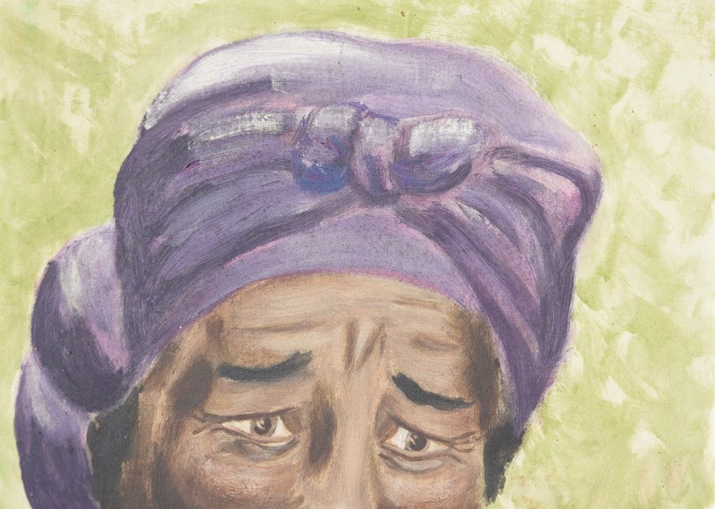 Vivian Child 1920-2016 St. Vincent / Painting 1970 "The Good Neighbour..." Caribbean gallery