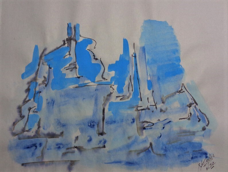 «SM-AB Series» || Work #11 || Original Gouache Art || Matt Zedler || $100.00