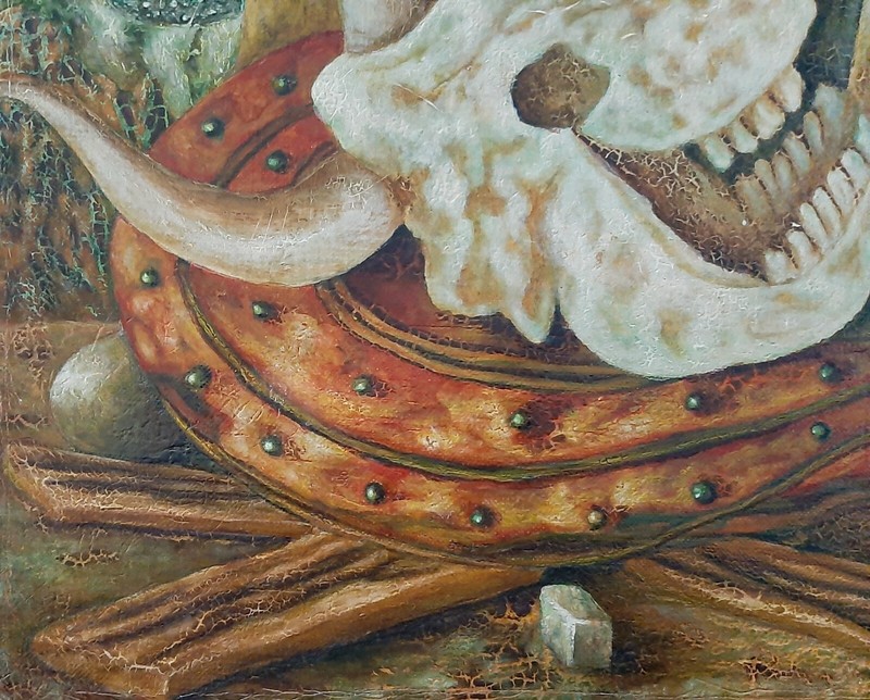 HERMAN SOUSSIAC LUPO, Oil on Canvas, Surreal Still Life, Signed gallery