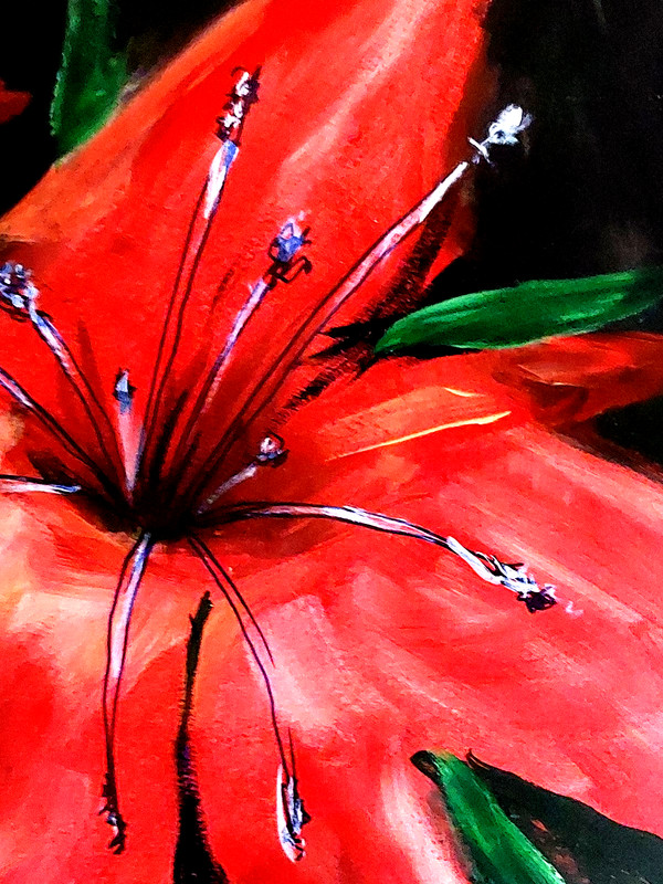 LOVELESS - RUBY ESSENCE gallery paper 11 X 15 for red living room decor COA gallery