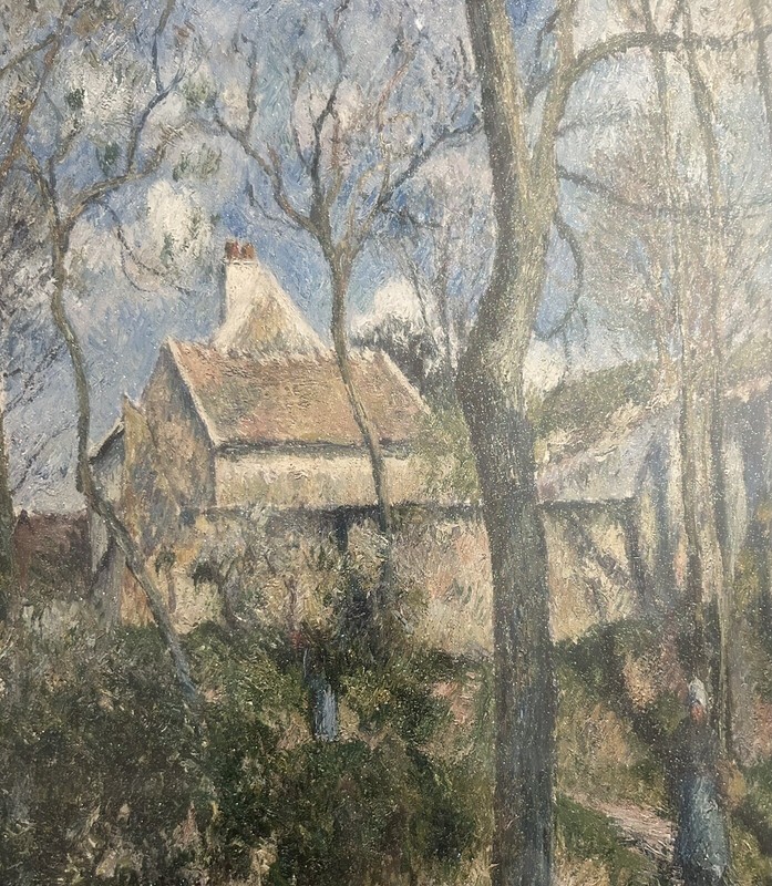 Camille Pissarro Paper Print Path To Les Pouilleux Wood Frame Glass 16”W x 24”T