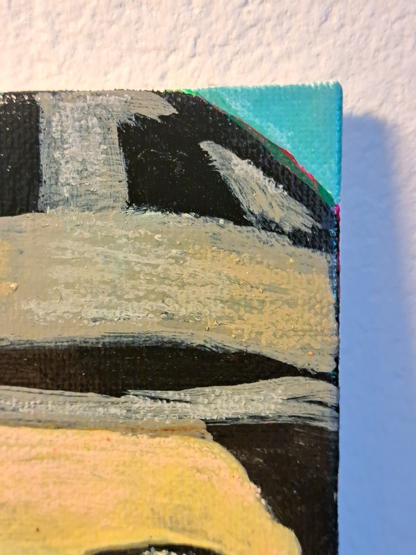 Multicolor acrylic ink "Micheal Jackson" 5x7 Mini 1/1 limited signed by painter gallery