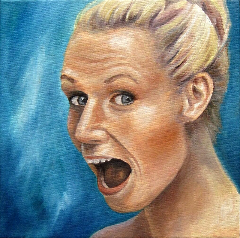 Oil Painting Portrait Nadine Original Painting Modern Jannys ART Art Painting Picture