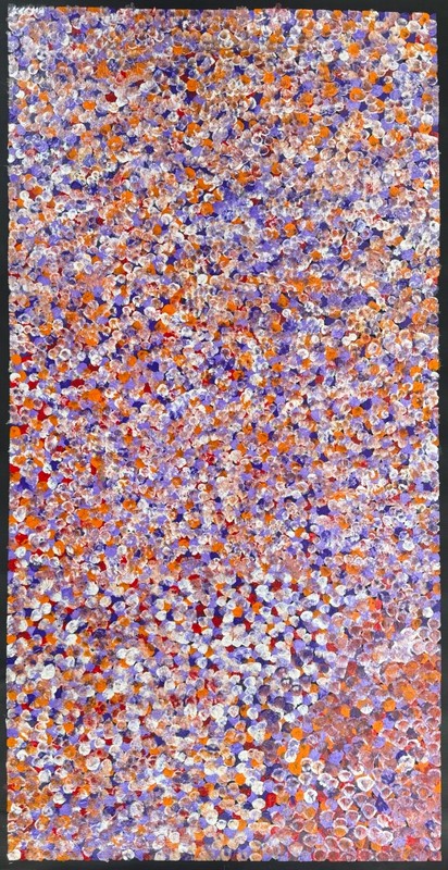 Bessie Pitjara. Highly Collectable Aboriginal Art. Incl COA, and photo’s