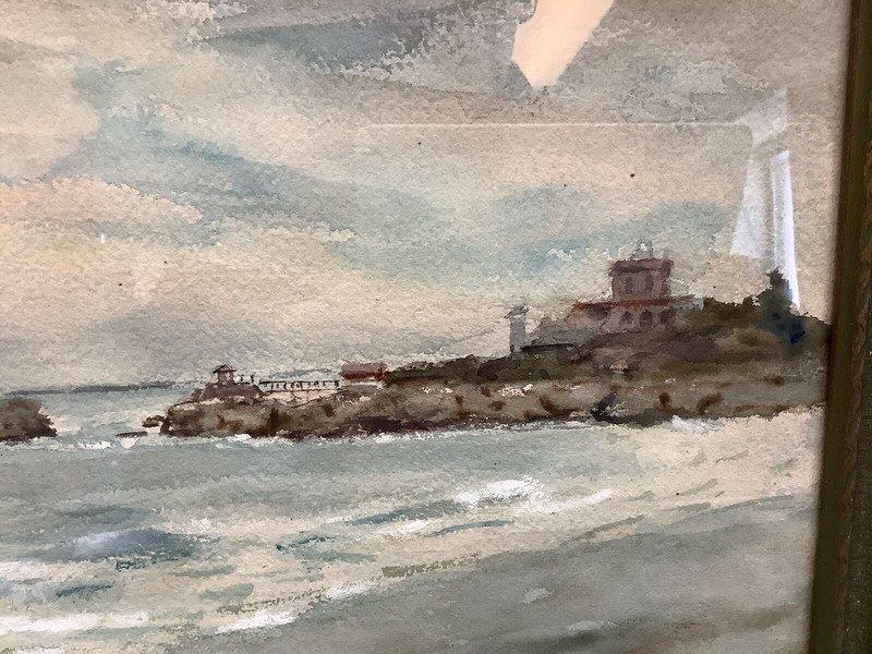 Watercolor Seascape by E.M. Carpenter21.25”x15.25” gallery