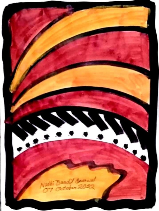 Original Painting Made & Signed By World Fame Artist Nidhi Bandil Agarwal Jaipur