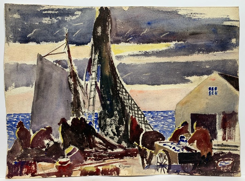 James Floyd Clymer 1920’s painting Provincetown Cape Cod modernist artist