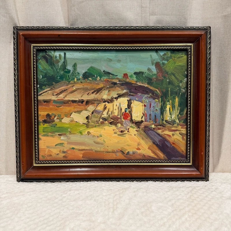 Rustic Village Scene