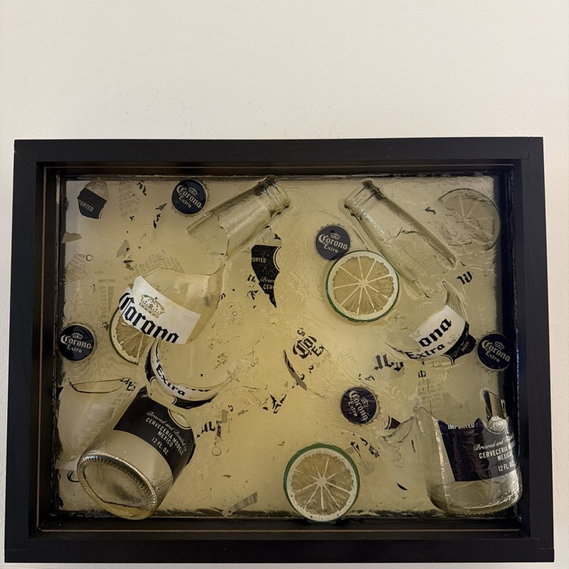 Epoxy Art Bottle Corona