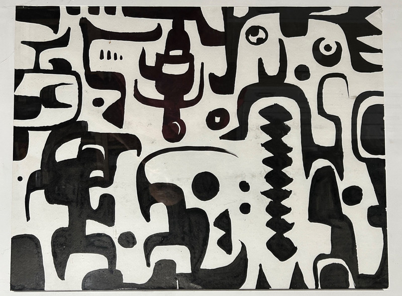 Ibex ll by  Kourosh Amini. Ink on paper 2006