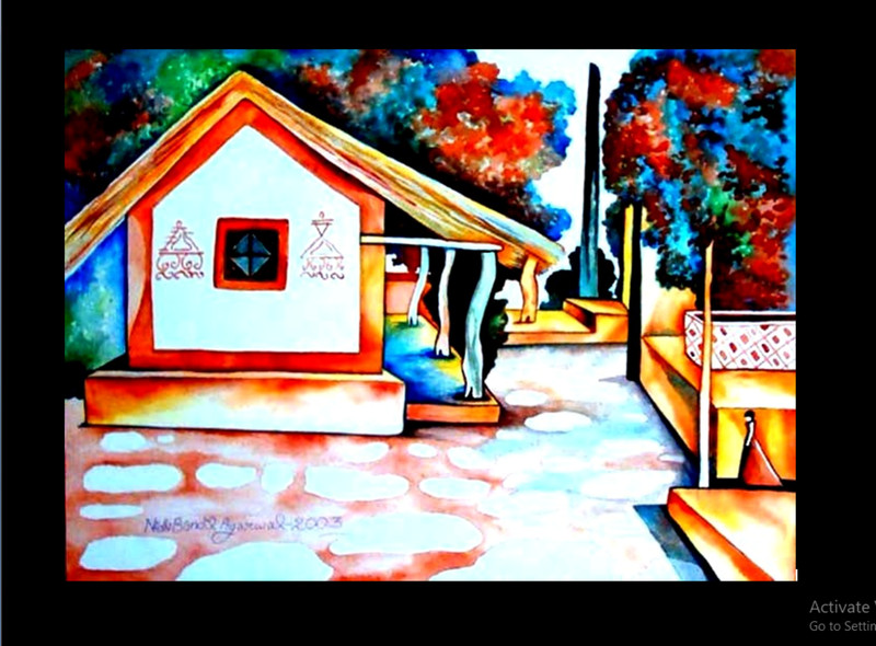 Original Painting Made & Signed By World Fame Artist Nidhi Bandil Agarwal Jaipur