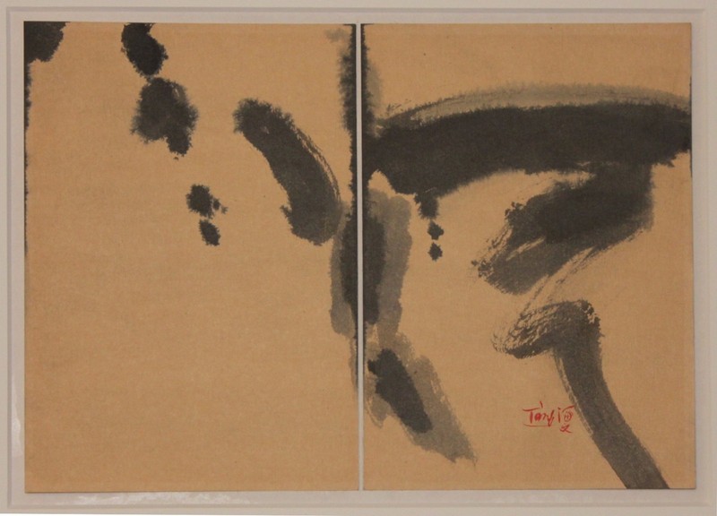 Listed Chinese Artist Tang Haiwen, Original Signed Watercolor & ink