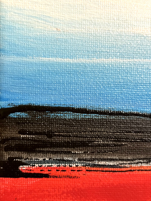 SLOOG Original Art Loose Painting Expressionism Modern 9x12 Abstract Landscape gallery