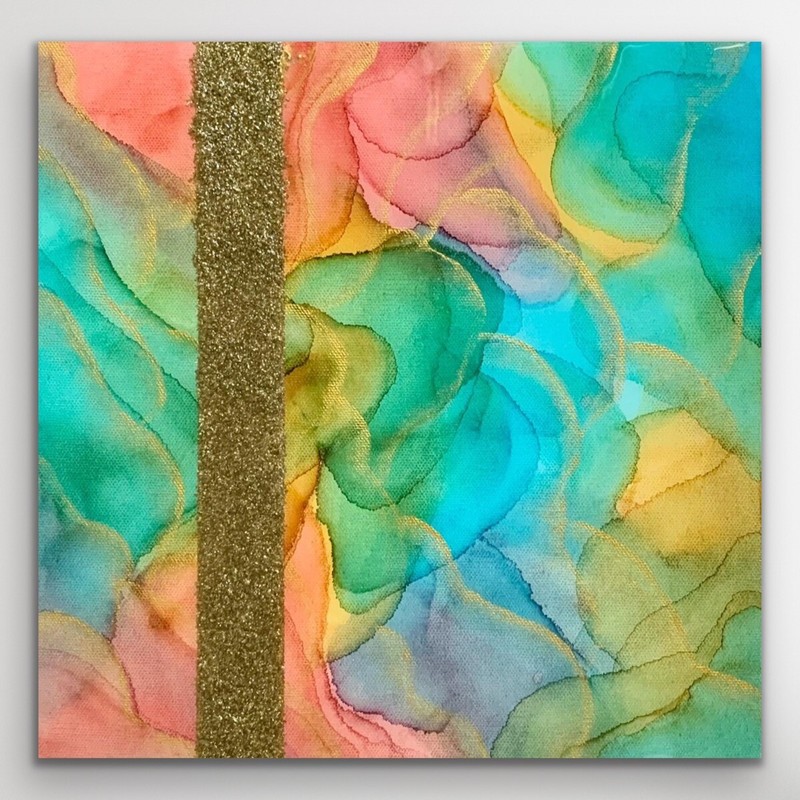 Original Abstract Mixed Media Wall Art Painting Modern Contemporary Artwork