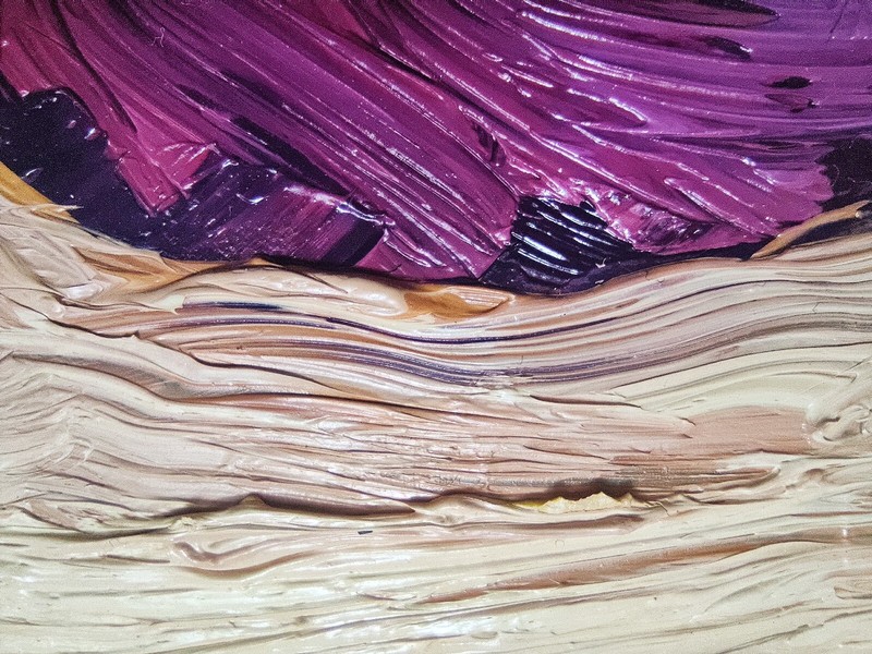 Onions Original Oil Peinting Still Life Kitchen Hand Painted Modern Art 10x8 in gallery