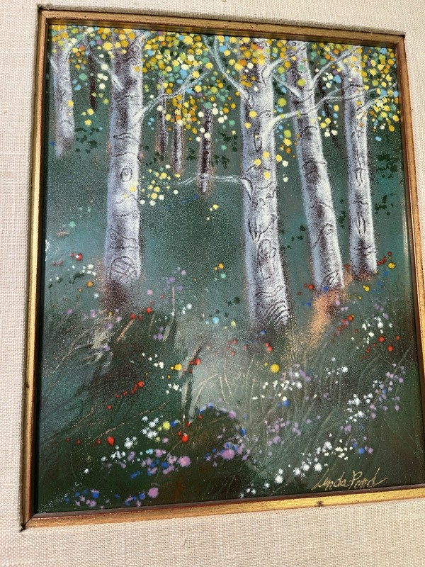 Original Enamel on Copper Signed by Artist gallery