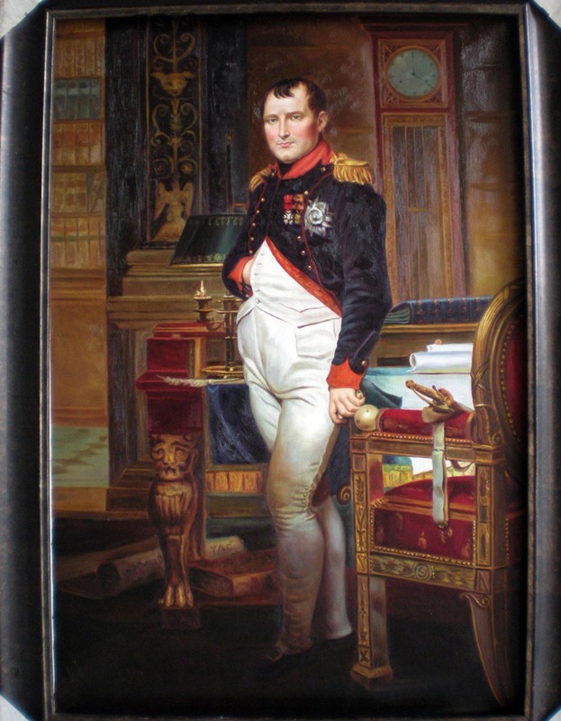 Jacques-Louis David Napoleon Bonaparte Painting repro