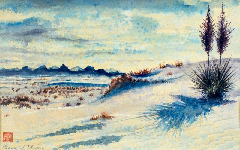 Frank J Martin (CA,mid 20C) watercolor painting 125719