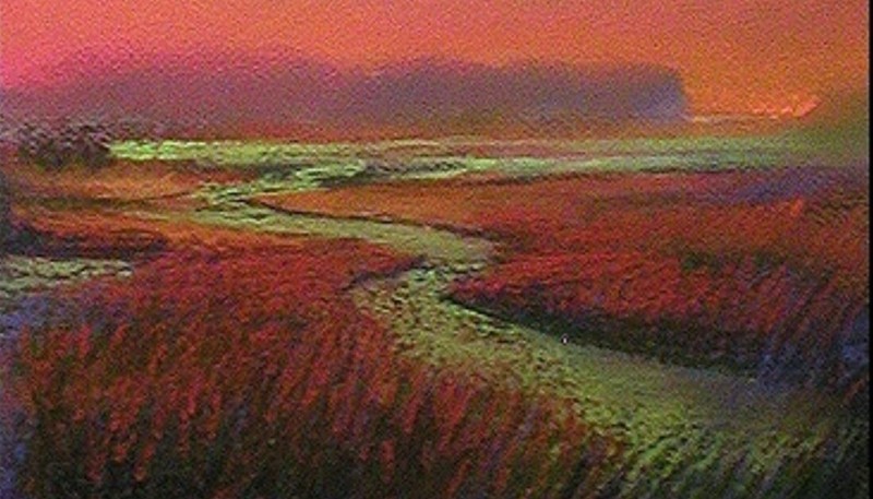 Great Marsh Light, Jamestown, Soft/Oil Pastel gallery