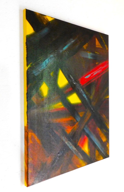 Original Abstract Painting Contemporary Art By Rain Crow gallery
