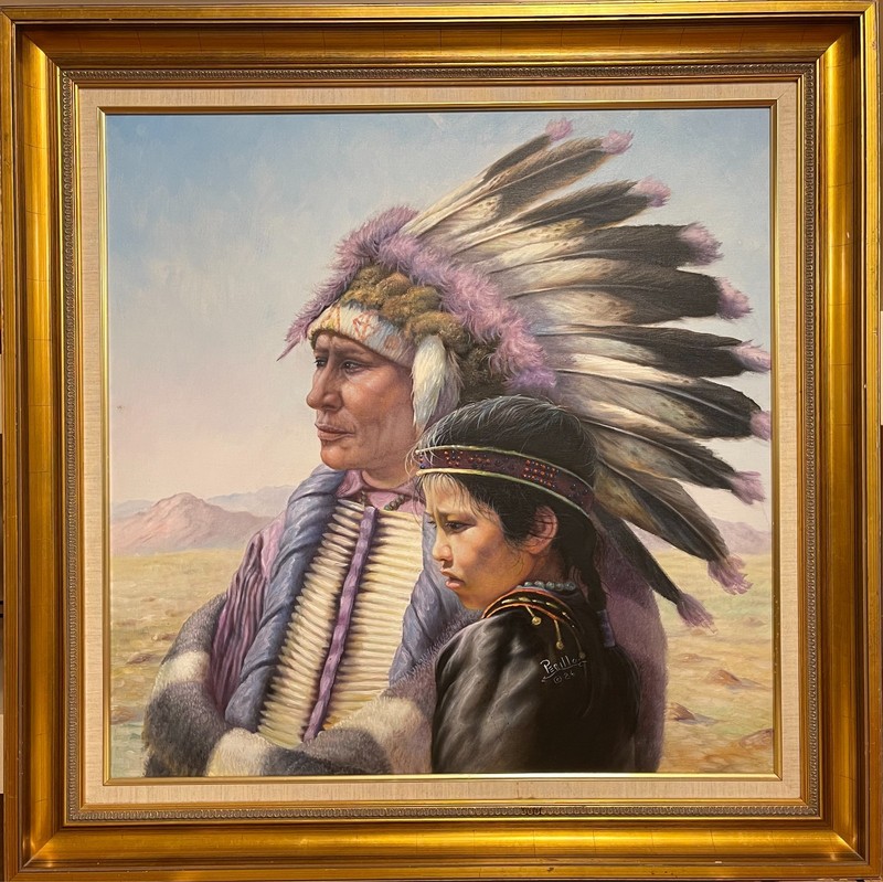 Gregory Perillo – Sioux Nation – 1986 – Oil on Canvas