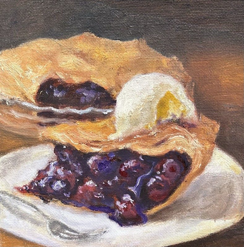 Cherry Pie – Original Oil Painting