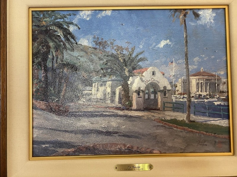 Serialized Thomas Kinkade "Via Casino" 147/550 S/N Canvas in Frame gallery