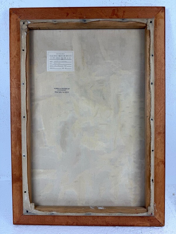 Willem de Kooning Oil On Canvas (Handmade) signed and stamped Framed gallery
