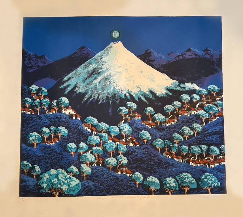 Gonzalo Endara Crow (1936-1996), Acrylic on Canvas, Signed in 1993.