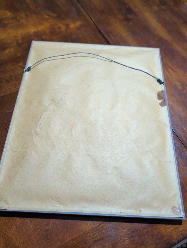 Vintage Batik Fabric Painting- Ready To Hang! gallery